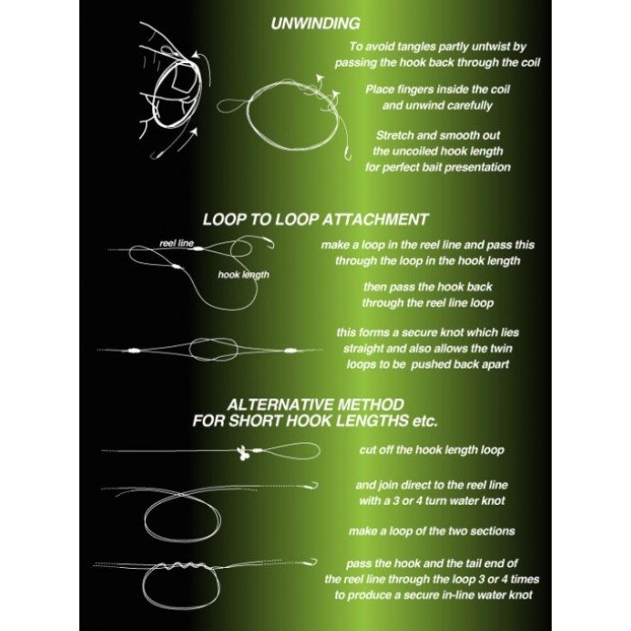 Drennan Barbless Carp Hooks to Nylon Knots