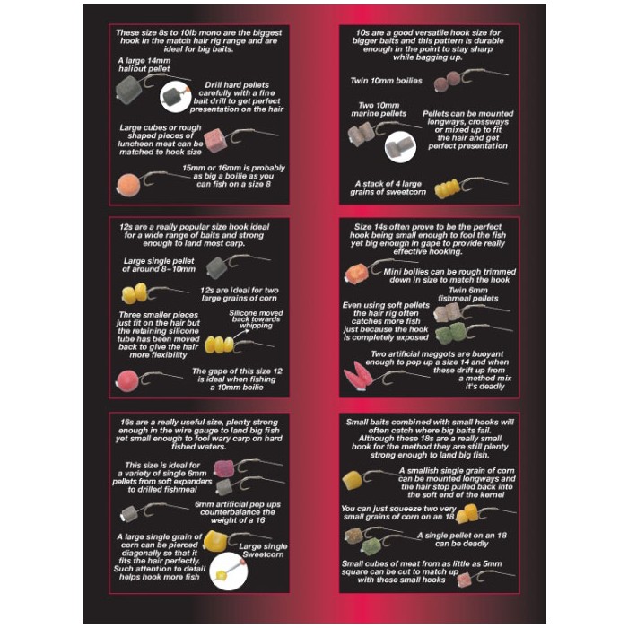 Drennan Carp Method Hair Rigs Information 2