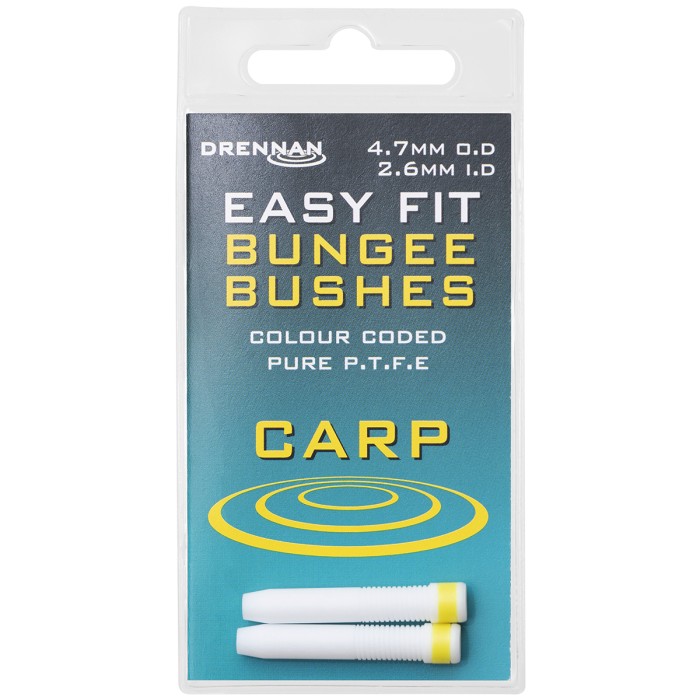Drennan Easy Fit Bungee Bushes Carp Yellow 2.6mm ID
