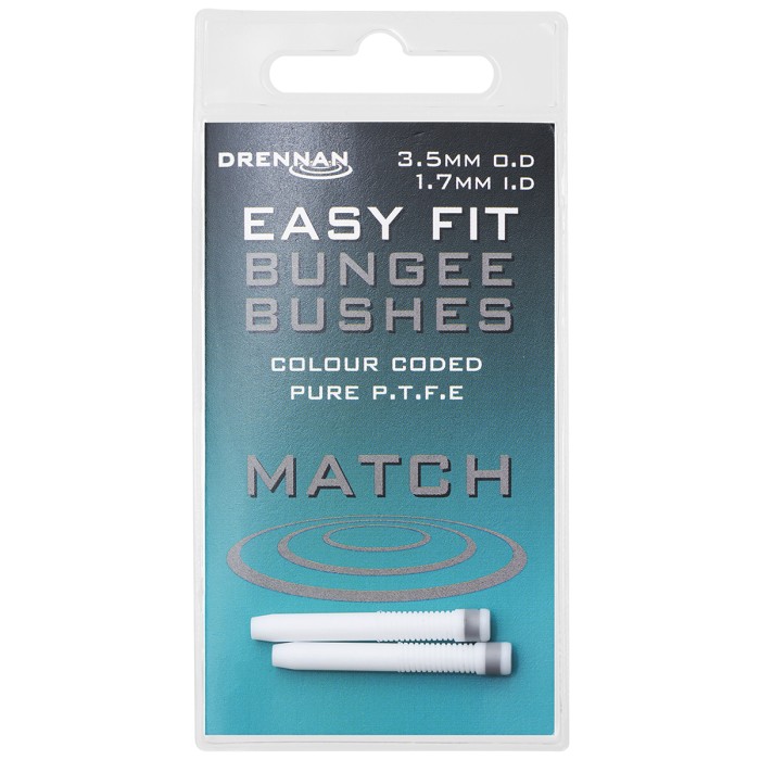 Drennan Easy Fit Bungee Bushes Match Grey 1.7mm ID