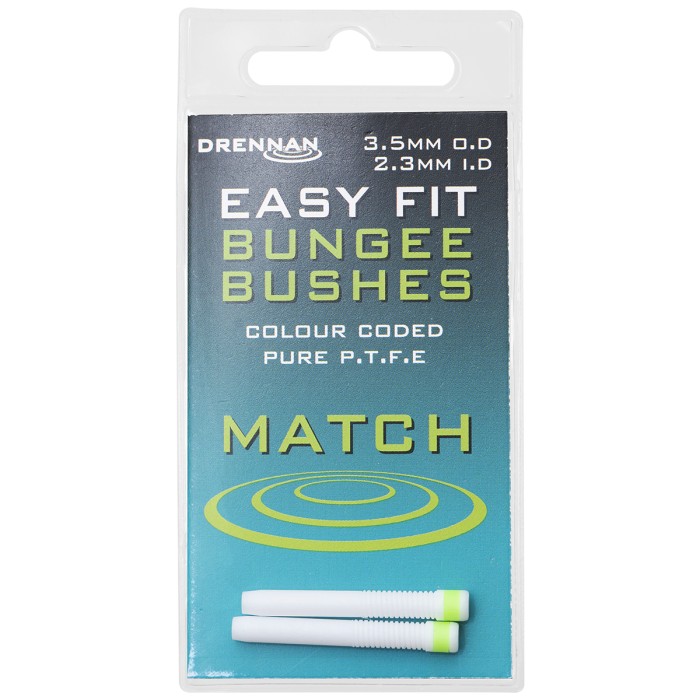 Drennan Easy Fit Bungee Bushes Match Green 2.3mm ID