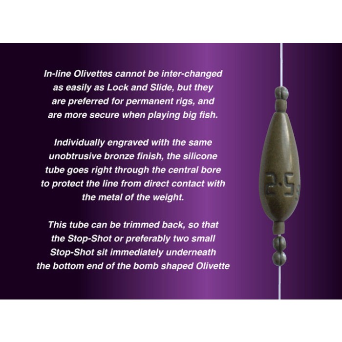 Drennan In-Line Fishing Olivettes Information 1