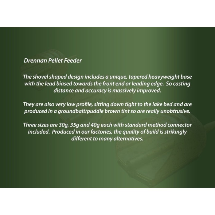 Drennan Fishing Pellet Feeder Information