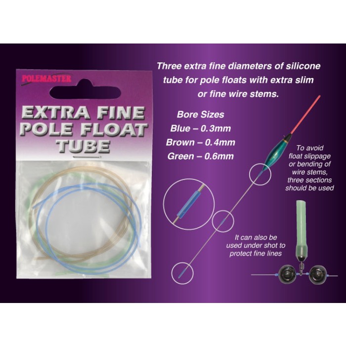 Drennan Polemaster Extra Fine Pole Float Tube Information