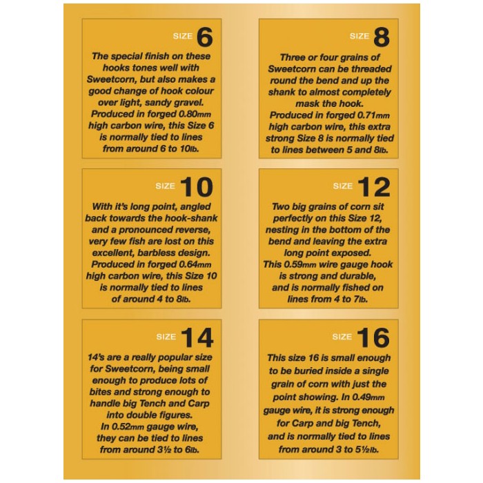 Drennan Quickstop Sweetcorn Fishing Hair Rigs Information