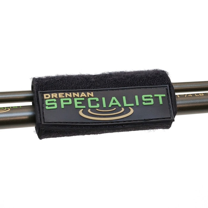 Drennan Specialist Neoprene Fishing Rod Straps In Use 1