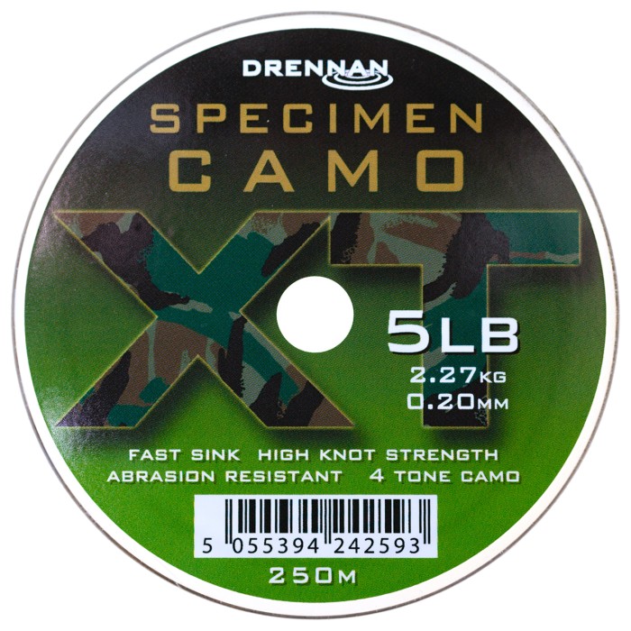Drennan Specimen Camo XT 250m 5lb