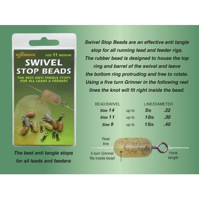 Drennan Swivel Fishing Stop Beads Information