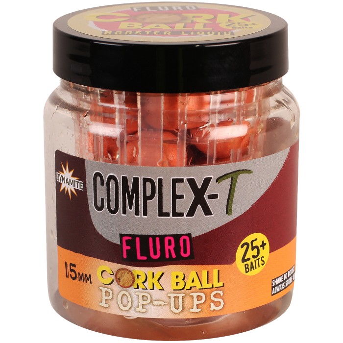 Dynamite Baits Complex-T Corkball Fluro Pop-Ups 15mm