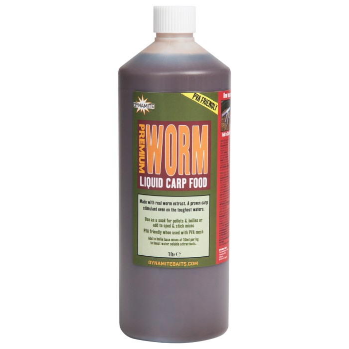 Dynamite Baits Worm Liquid Carp Food 1L
