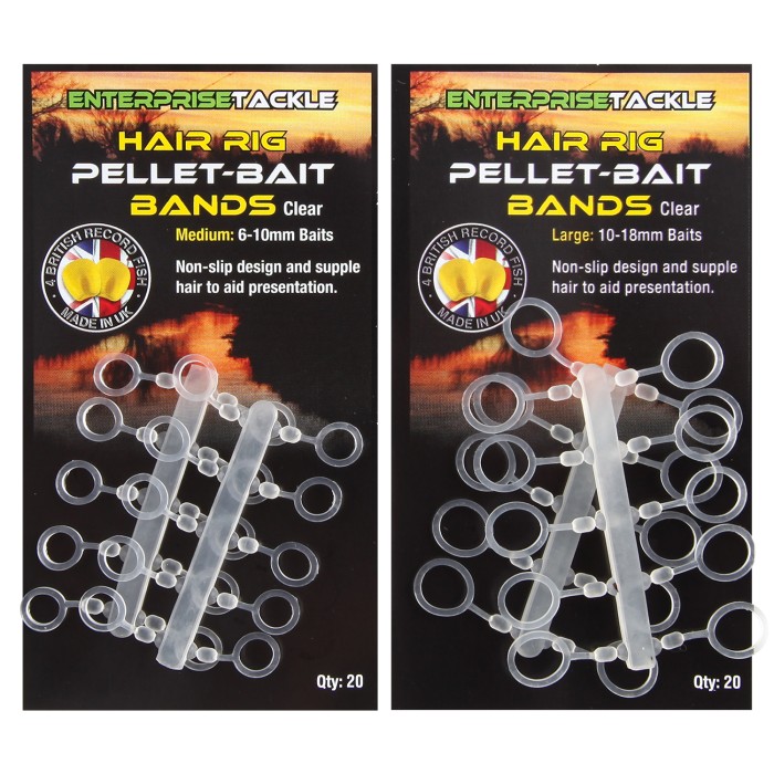 Enterprise Tackle Hair Pellet Bait Band Clear