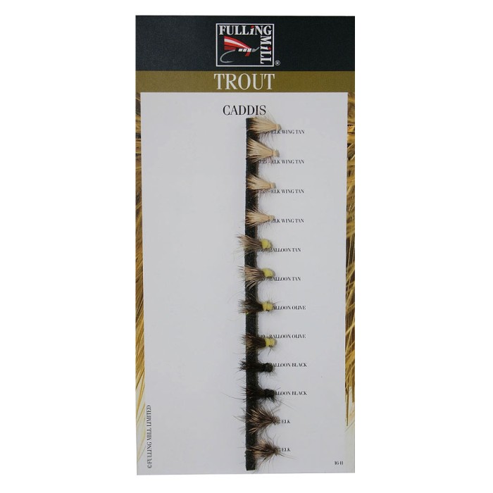 Fulling Mill Caddis (Sedges) Selection Packet