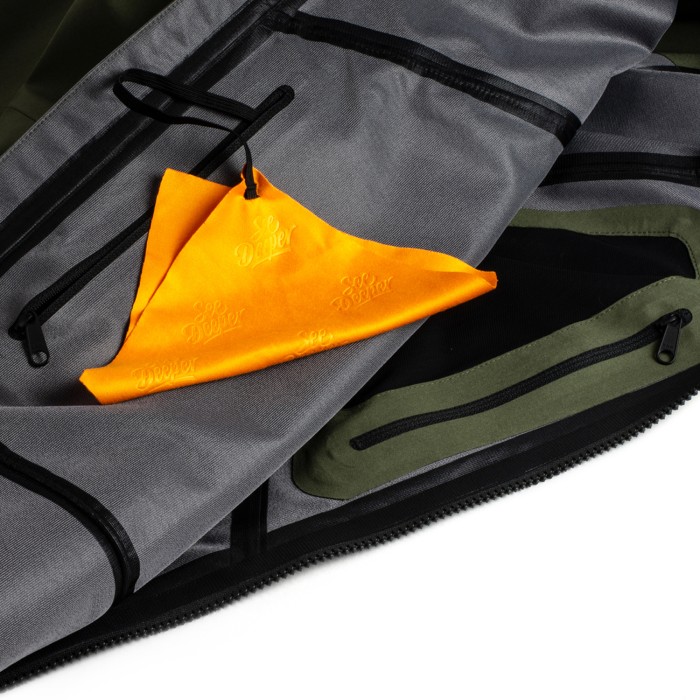 Fortis Marine Fishing Jacket Olive Inside