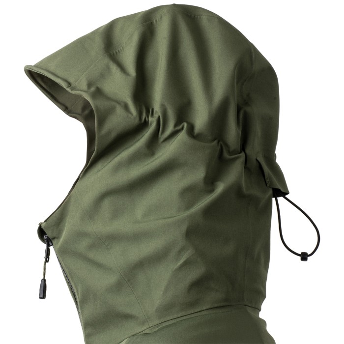 Fortis Marine Fishing Jacket Olive Hood