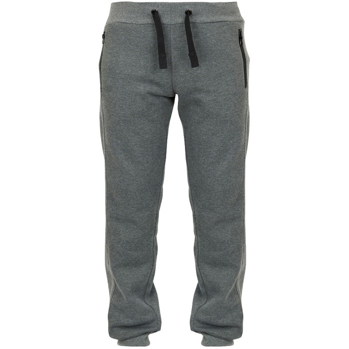 Fox Chunk Grey Ribbed Joggers