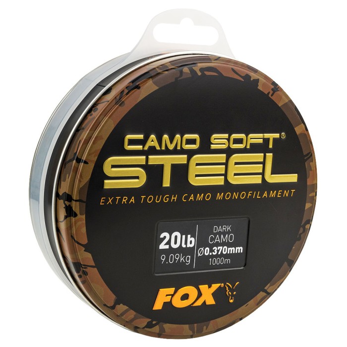Fox Edges Soft Steel Mainline Dark Camo