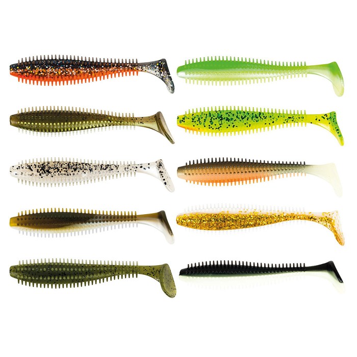 Fox Rage Soft Bait Spikey Shad Colours