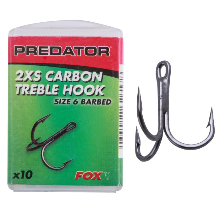 Fox 2XS Carbon Treble Hooks Packet