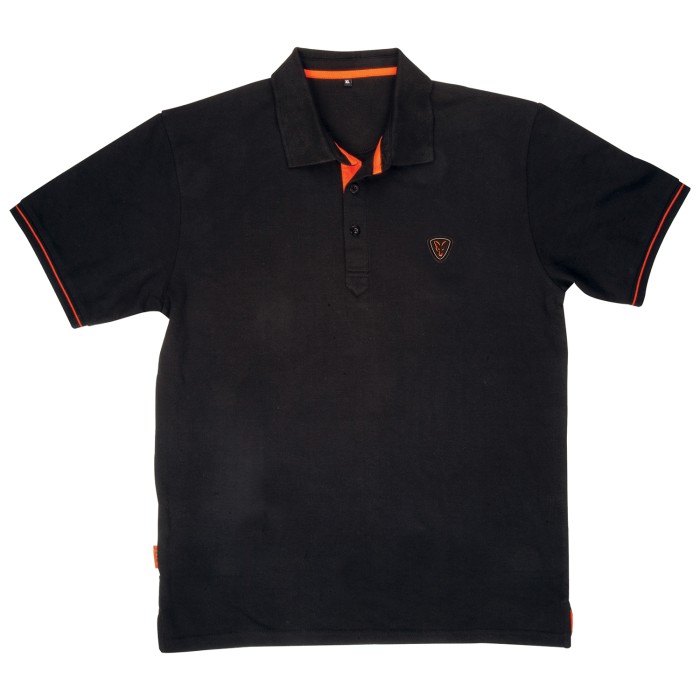 Fox Black / Orange Polo Shirt
