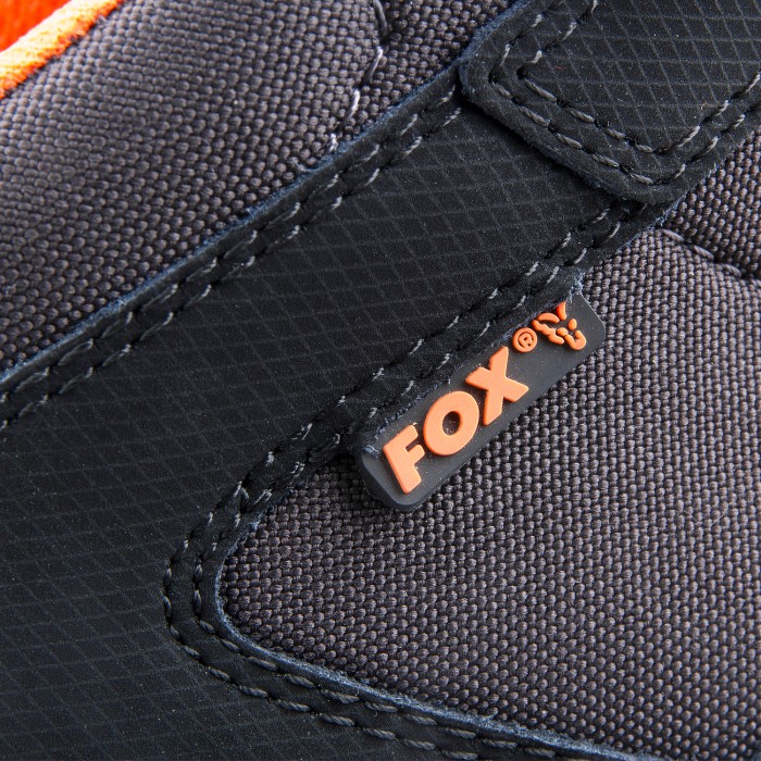 Fox Black & Orange Trainers Fox Tag