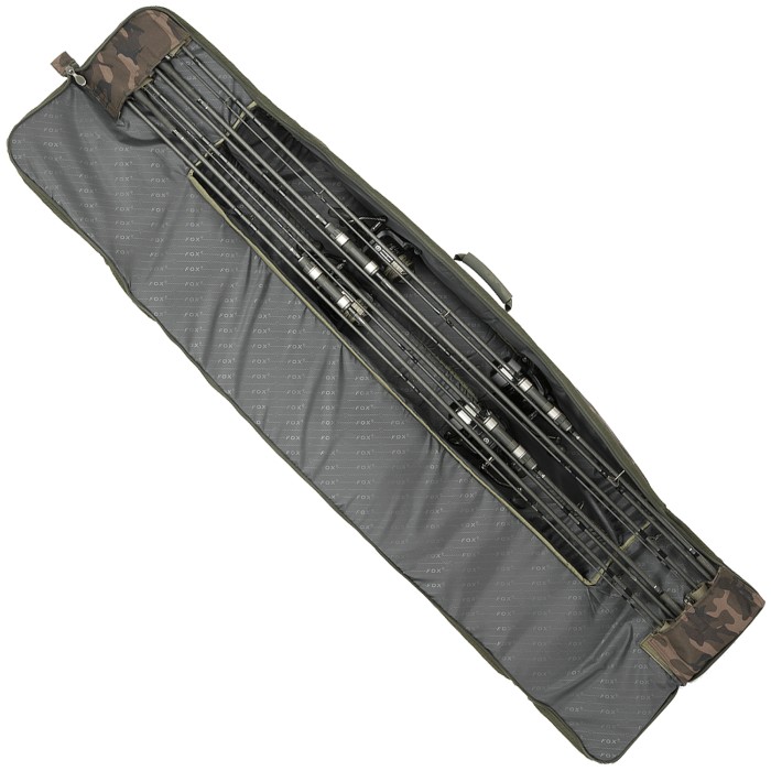 Fox Camolite 10ft 2+2 Fishing Rod Case Open