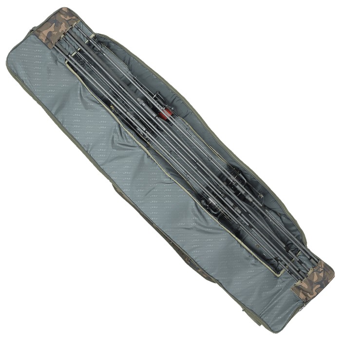 Fox Camolite 12ft 2+2 Fishing Rod Case Open