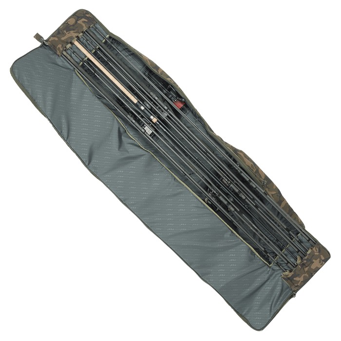 Fox Camolite 13ft 3+3 Fishing Rod Case Open