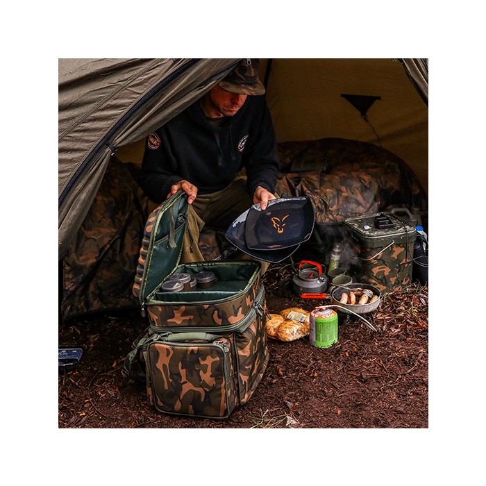 Fox Camolite 2 Man Fishing Cooler In Use 3