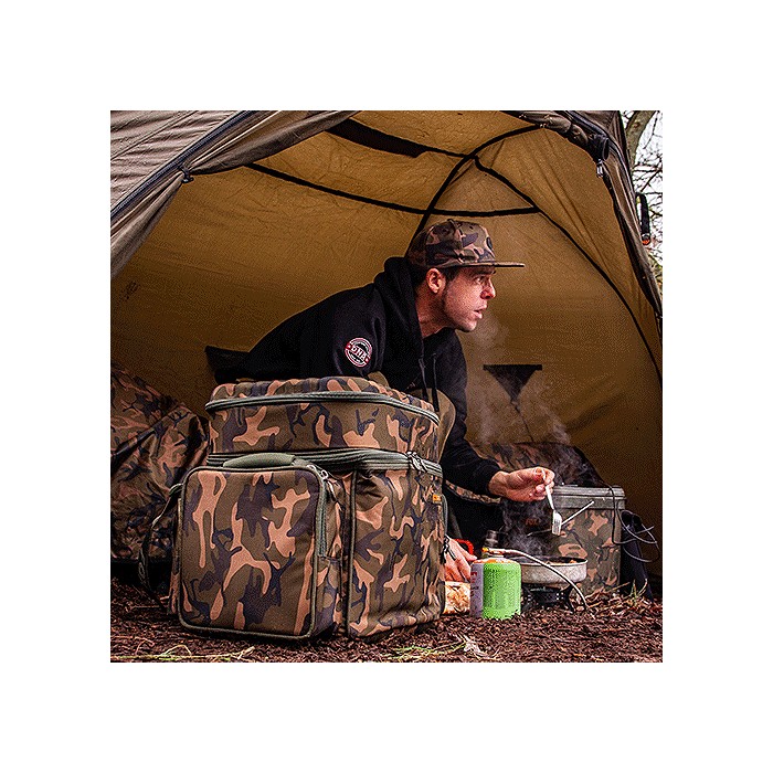 Fox Camolite 2 Man Fishing Cooler In Use 4