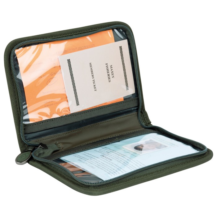 Fox Camolite Licence Fishing Wallet Open 1