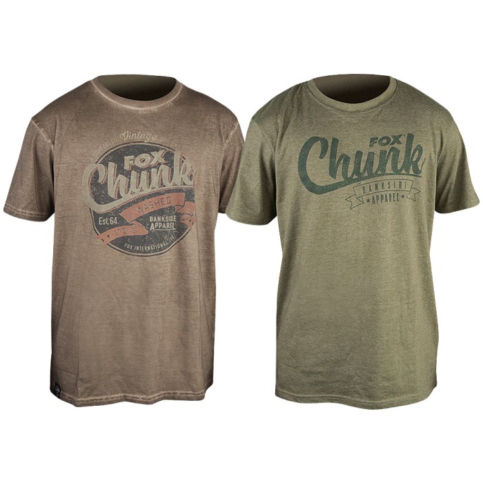 Fox Chunk Stonewash T Shirt