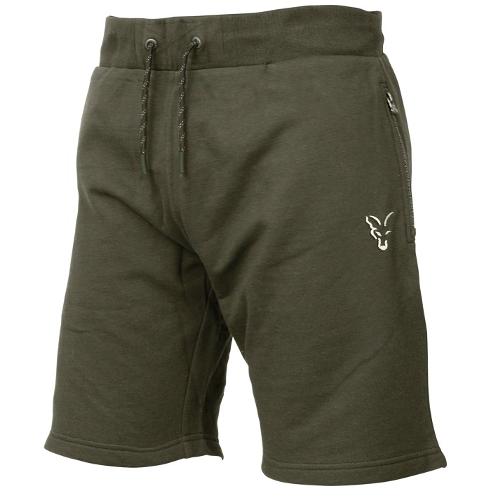 Fox Collection Green Silver Lightweight Fishing Shorts