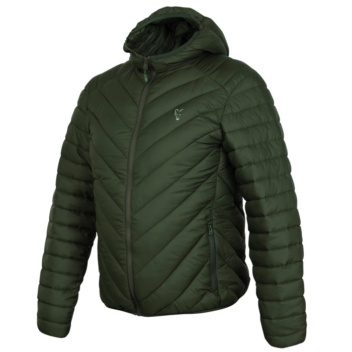 Fox Collection Green Silver Quilted Jacket