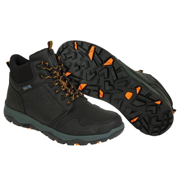 Fox Collection Black & Orange Mid Boots