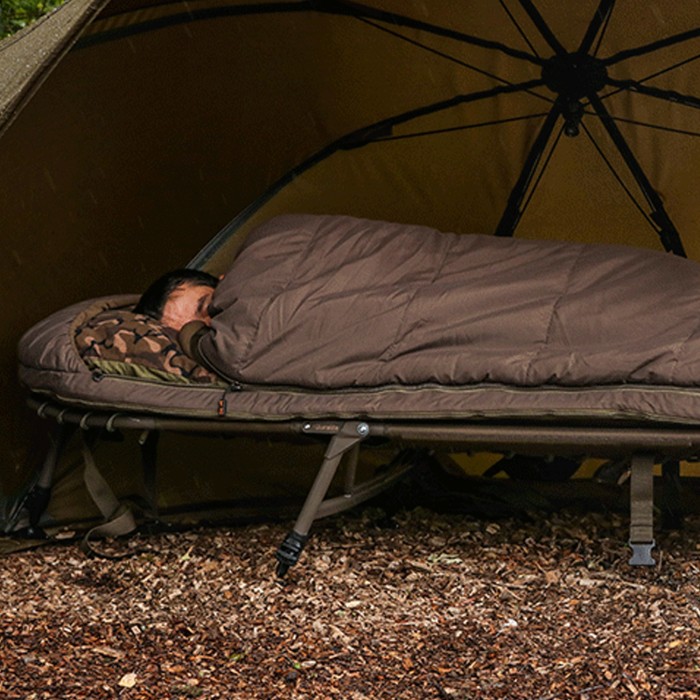 Fox Duralite 3 Season Sleeping Bag In Use