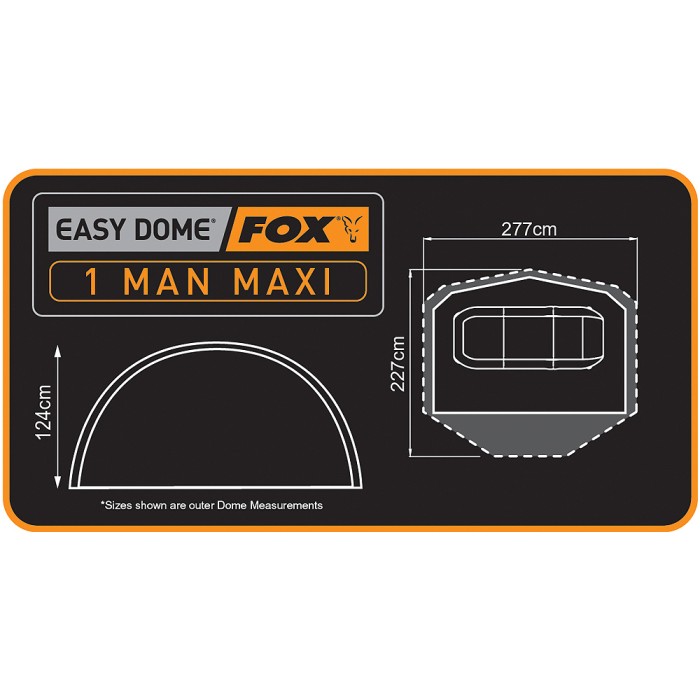 Fox Easy Dome Maxi 1 Man Diagram