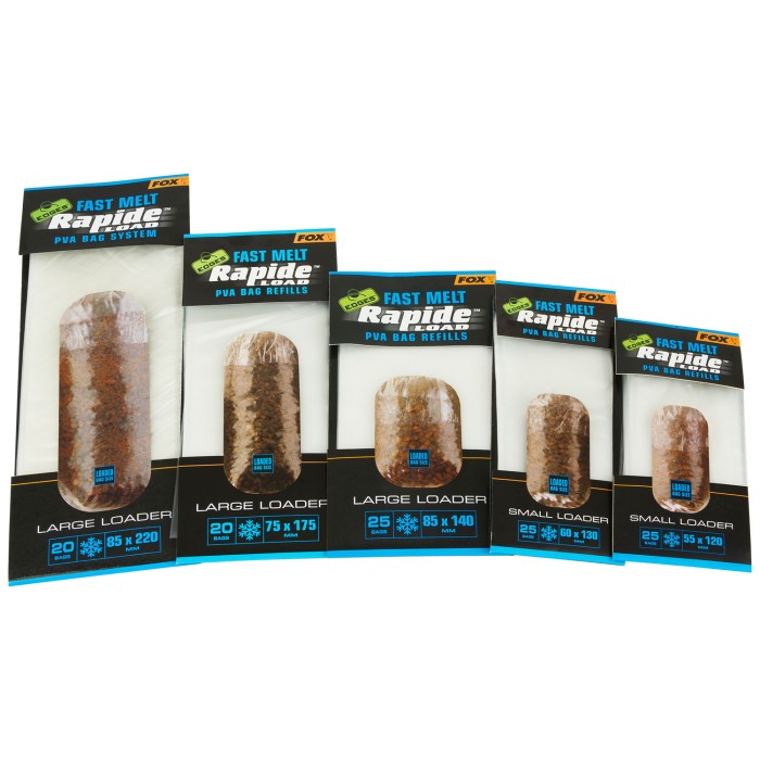 Fox Edges Rapide PVA Bag Refills Fast Melt Sizes
