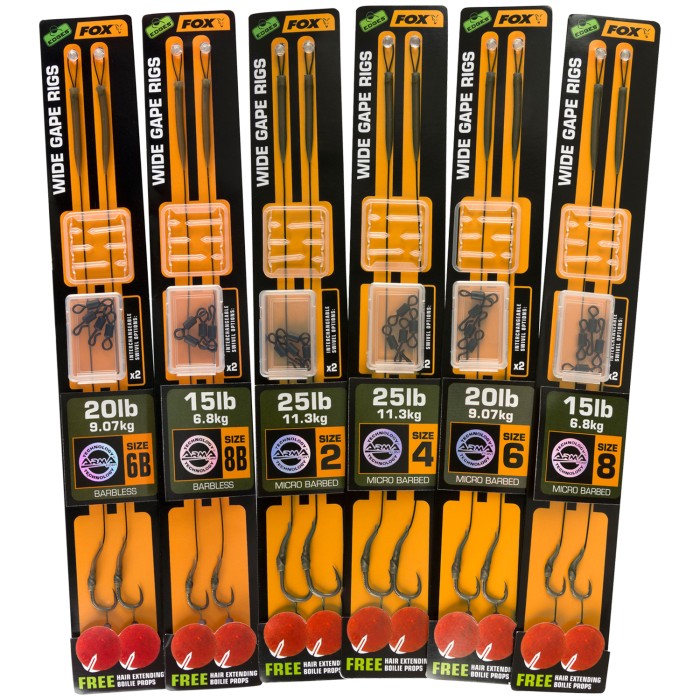 Fox Edges Wide Gape Ready Rigs Weedy Green