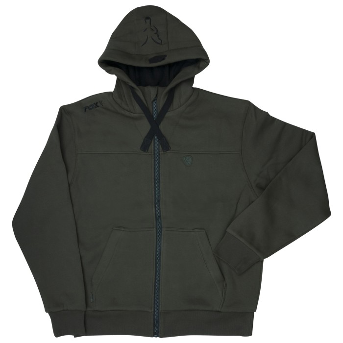 Fox Green & Black Heavy Lined Hoody 1