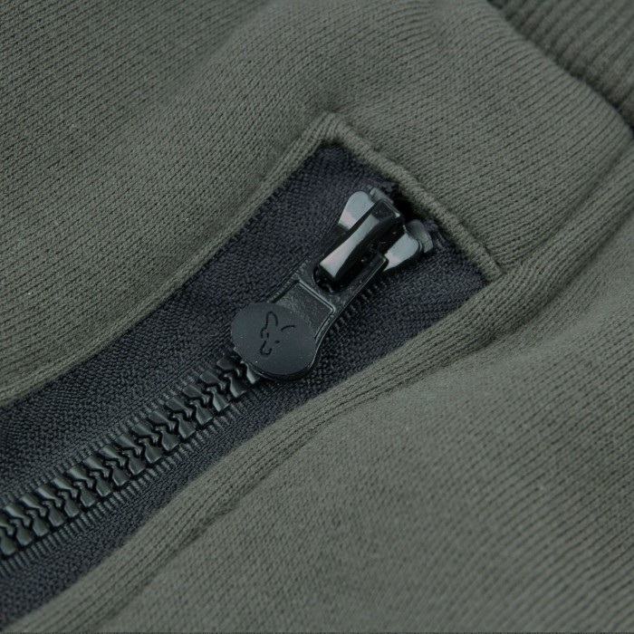 Fox Green & Black Joggers Zip Pockets