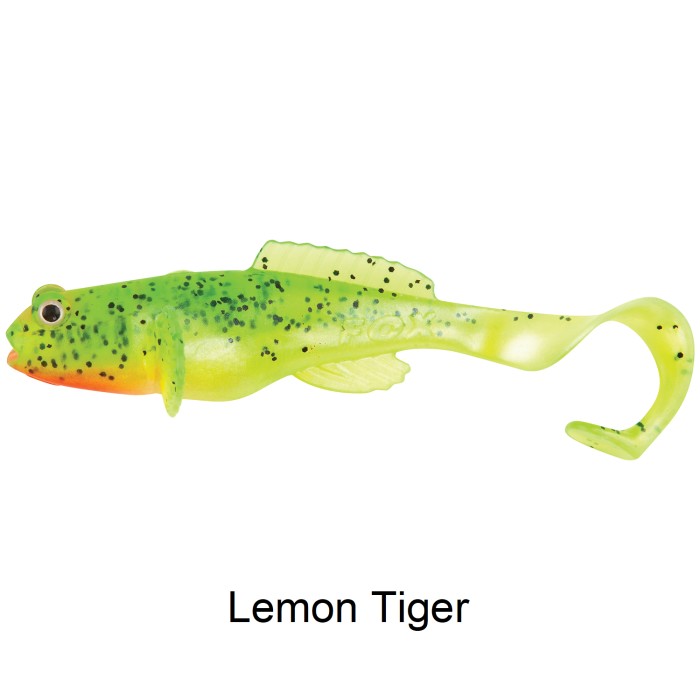 Fox Rage Grondel Twist Lure 10cm Lemon Tiger