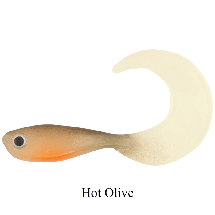 Fox Rage Micro Grub Tail Hot Olive
