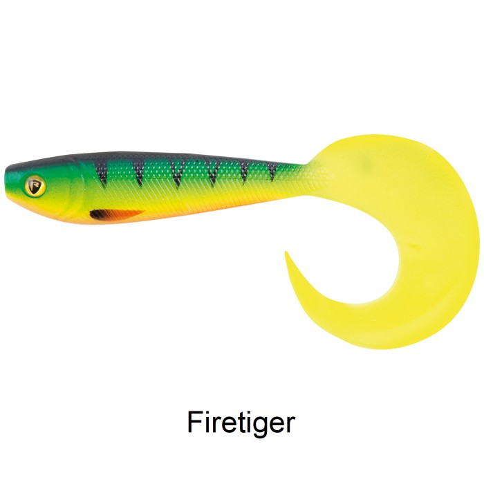 Fox Rage Pro Grub Lure 12cm Firetiger