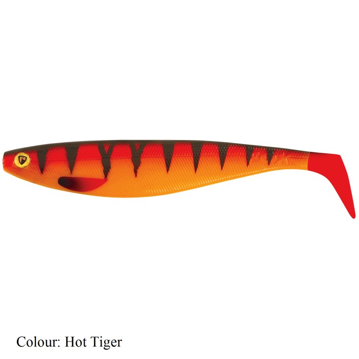 Fox Rage Pro Shad Firetail II Lure Hot Tiger