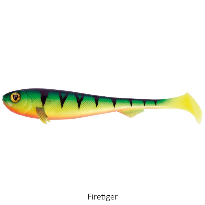 Fox Rage Super Slick Shad UV Lures 18cm Firetiger