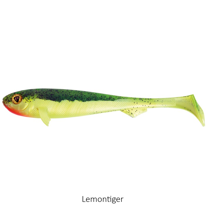 Fox Rage Super Slick Shad UV Lures 18cm Lemontiger