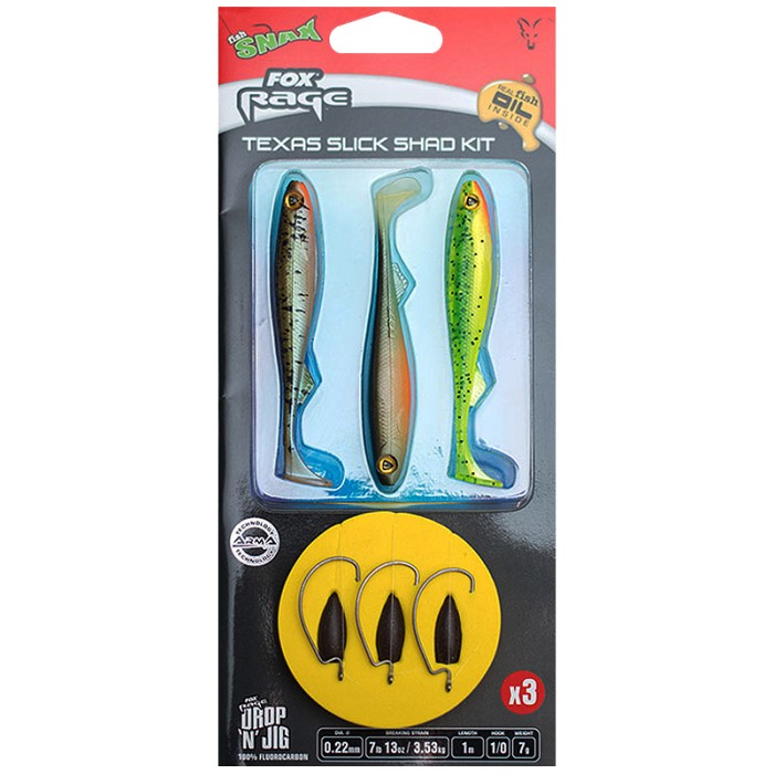 Fox Rage Texas Slick Shad Kit