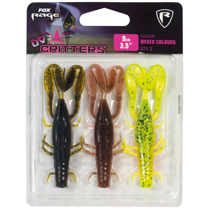 Fox Rage Ultra UV Critters Mixed Colour Packet
