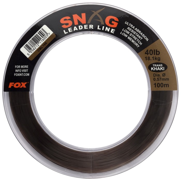 Fox Snag Leader Line Trans Khaki