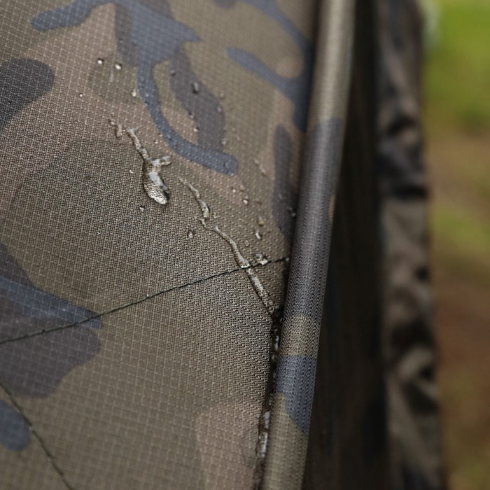 Fox Ultra 60 Camo Fishing Brolly System Close Up of Camo Design